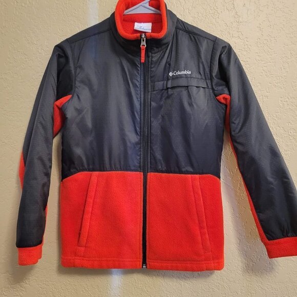 Columbia Boys Zip Up Coat Medium (10/12)